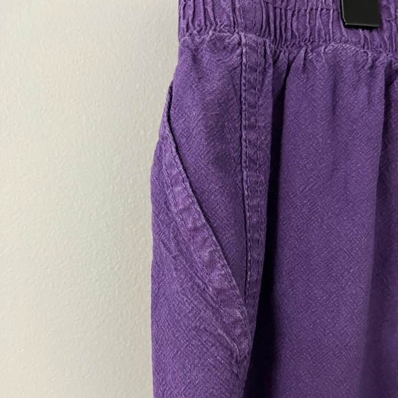 Purple Alia capris - Picture 4 of 9